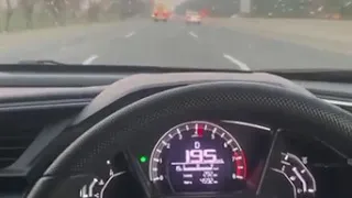 202 Crazy Acceleration of (Honda Civic 1.8 oriel) Top speed