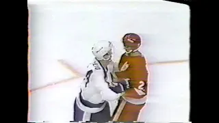 Red Wings vs Maple Leafs scrum and Kevin McClelland vs Rob Ramage - Dec 27, 1989
