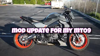 Every modification I’ve have done to my 21 Yamaha mt09