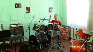 Drum Cover -  Drummer Daniel Varfolomeyev - 9 years