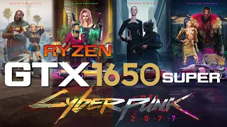 Cyberpunk 2077 || 1650 Super + Ryzen 3 2200g + 16GB Ram || 1080P/Medium Settings