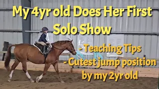 Teaching my 2 and 4yr old Kids to Show is Similar to Training Horses too - I share How