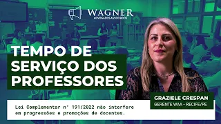 Tempo de serviço dos professores federais