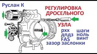 How to adjust the throttle assembly and make friends with the sensors. Flap clearances and idle.