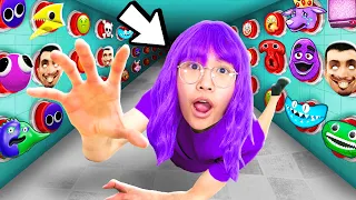 DON'T PRESS THE BUTTON In ROBLOX!? (ALL LEVELS! *LANKYBOX SISTERS Play DON'T PRESS THE BUTTON!*)