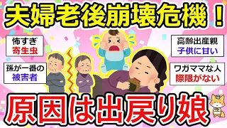 【有益】【衝撃】年金夫婦が老後破産危機！わがまま娘の実家占拠が招く離婚の恐怖【ガルちゃん】