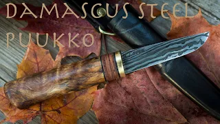 Making a DAMASCUS STEEl PUUKKO