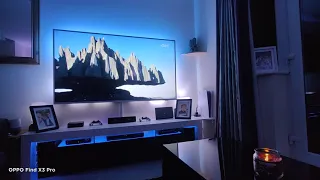 Philips 4 side ambilight tv. Plus side and back ambilight.