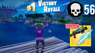 56 Elimination Solo vs Squads Wins Full Gameplay (Fortnite chapter 5 session 2)