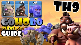 TH9 GOHOBO Attack Strategy 2020 | Classics NEVER DIE! Best TH9 Attack Strategies in Clash of Clans