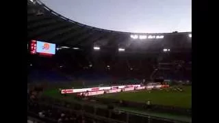 Roma Empoli 2015/16 Forza Roma Alé (distinti Sud)