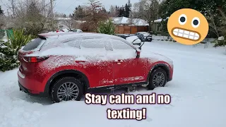 2019 Mazda CX-5 AWD review in winter weather conditions