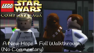 LEGO Star Wars: The Complete Saga - Ep4 A New Hope - Full Walkthrough (No Commentary)