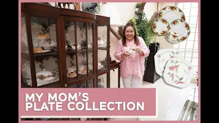 My Mom's Plate Collection | Plate Tour | Royal Albert | Mikasa | Tableware Collection | Dinnerware