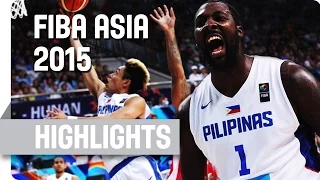 Philippines v Lebanon - Quarter Final - Game Highlights - 2015 FIBA Asia Championship