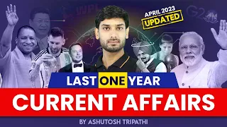 Last 1 Year CURRENT AFFAIRS in Hindi | SSC MTS, CGL, CHSL, CRPF General Knowledge | Ashutosh Sir