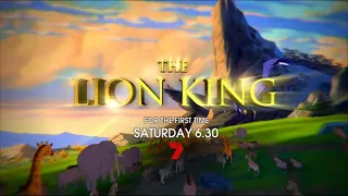 THE LION KING 1994 - 2012 TV PREMIERE PROMO AUSTRALIAN