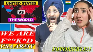 Indians Reacts to The United States (USA) vs The World - Who Would Win? Military Comparison