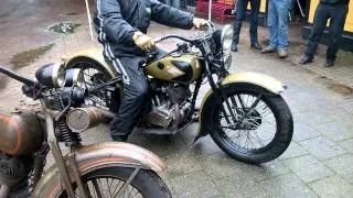 Original unrestored Harley-Davidson 1935