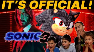 KEANU REEVES IS OFFICIALLY SHADOW IN SONIC THE HEDGEHOG 3! | The Venturas