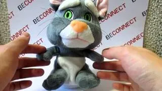 Мягкая игрушка Говорящий кот Том - видео