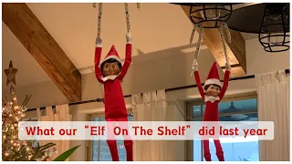 12 Easy Elf On The Shelf Ideas! What our "Elf On The Shelf" Did last year