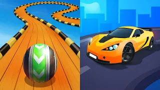 Sky Rolling Balls VS Race Master 3D - SpeedRun Gameplay Level 141-145