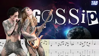 GOSSIP · Måneskin · Tom Morello Bass Cover With TABS