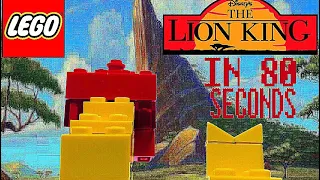 The Lion King In 80 Seconds [Lego Stopmotion]