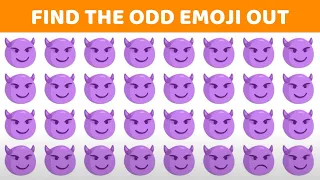 HOW GOOD ARE YOUR EYES l #42 l  Find The Odd  Emoji out l Emoji Puzzle Quiz  l kk arcade master