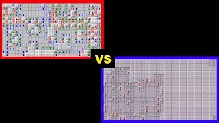 Minesweeper AI  VS  human WORLD RECORD