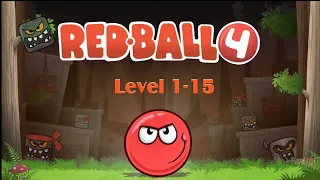Red ball level 1 to level 15 gameplay ||Red Ball 4||#viralvideo #gameplay