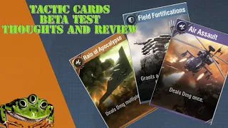Tactic Cards: The beta test. my thoughts and a few reviews.