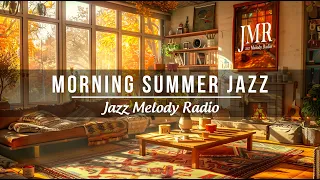 Happy Morning Weekend☕Relaxing Bossa Nova Jazz at Summer Coffee Shop Ambience for Chillout