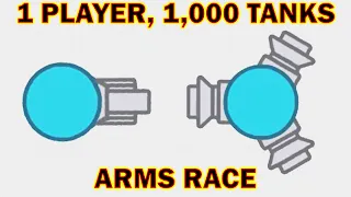 Arras.io - 1 Player, 1,000+ Tanks (Arms Race)