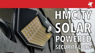 HMCity Solar Powered Security Floodlight