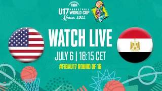 Full Basketball Game | USA v Egypt hosted by Jacinta | FIBA U17 Basketball World Cup 2022