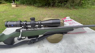 Tikka Super Varmint Rifle shooting Hornady Match Grade Ammo fitted with ZEISS Conquest V4 6-24 Scope