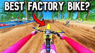 TRYHARDING ON MY NEW FAVORITE FACTORY BIKE IN MX BIKES!