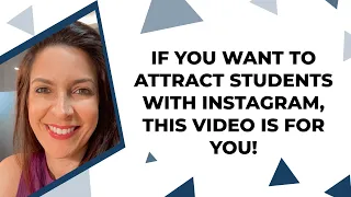 If you want to attract students with Instagram, this video is for you!