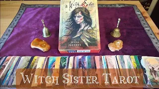 Witch Sister Tarot Deck🤎❤️ | Unboxing Flip Through and First Impressions with WICCAN PRIESTESS Nimue