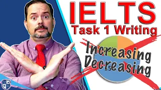 IELTS Task 1 Pie Graph Do NOT Write Increasing or Decreasing!
