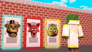 👉 DO NOT CHOOSE THE WRONG DOOR OF FNAF - MINECRAFT