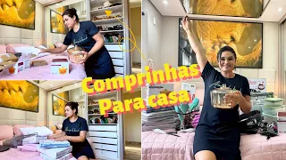 Vlog Comprinhas para casa | tem presente pra vocês | Panelas e Jarra de vidro que vão no forno