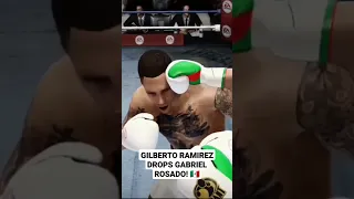 Gilberto Ramirez Drops Gabriel Rosado! 🇲🇽 #Shorts | Fight Night Champion Simulation