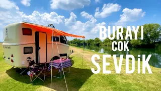 KUŞ CENNETİNDE NEHİR KENARINA KARAVANLA KAMP #kamp #karavan #camping