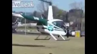 Helicopter Crash in Kroonstad, South Africa caught on camera!