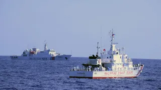 Philippine coastguard vessel video shows China ship sail close