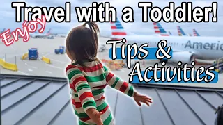 HOW TO TRAVEL WITH A TODDLER! ✈️ Activities & Tips for Travel with a Toddler | Montessori Travel