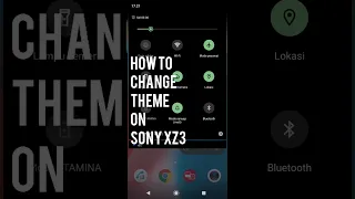 #TRICK HOW TO CHANGE THEME ON SONY XZ3 #sonyxz3 #tipsandtricks